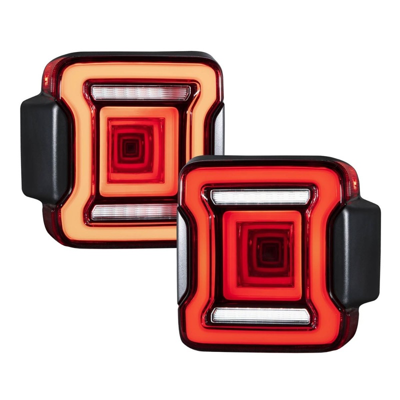 2018-2023 Jeep JL Wrangler Full LED Tail Lights (pair)