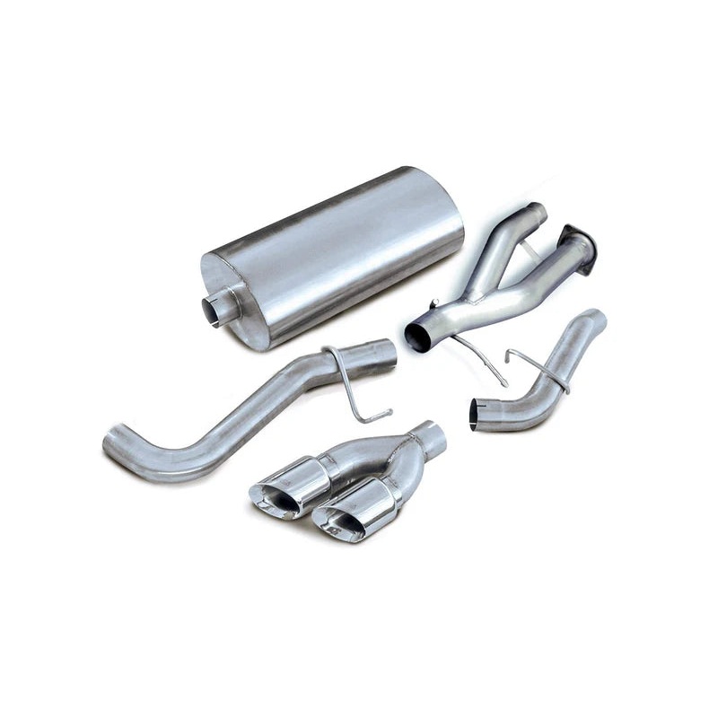 Corsa Performance – Sport / 3.0 in Cat-Back SSE 4.0 in Twin Tips | 2002-2006 Yukon XL Denali, Escalade ESV EXT 6.0L