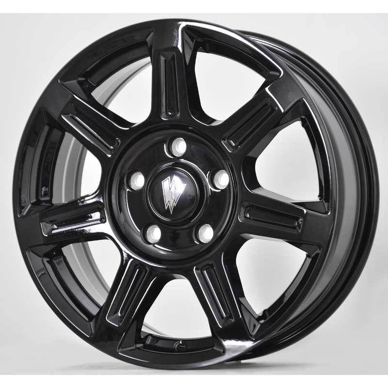 Dodge Ram Promaster Waldoch Flux Wheel 16 X 6.5 All Black Glossy 5X130, 160654205GB