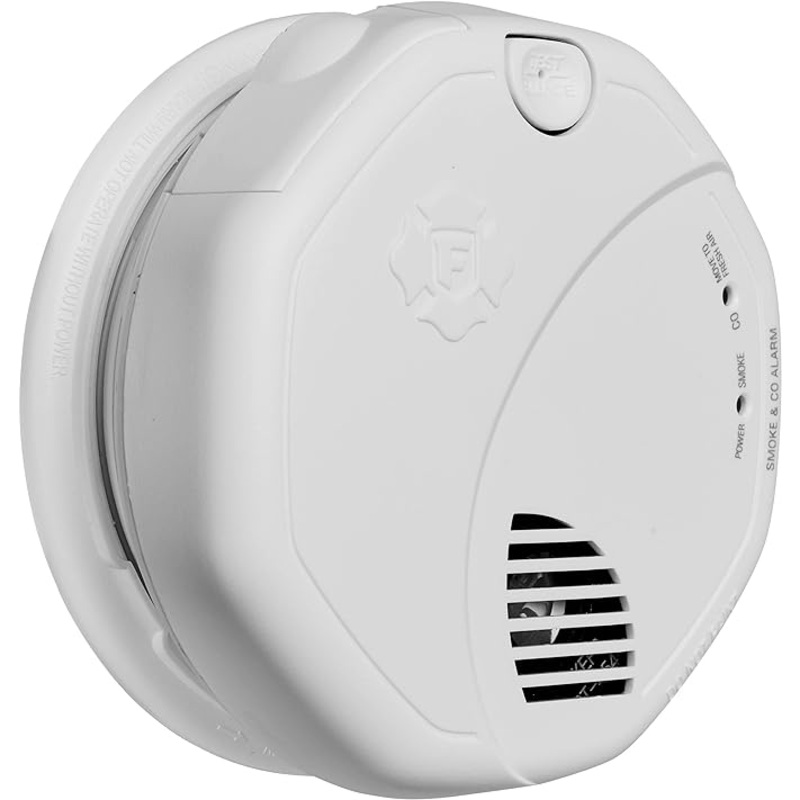 First Alert BRK Interconnect Battery-Operated Combination Smoke & Carbon Monoxide Alarm with Voice Alerts, 1-Pack