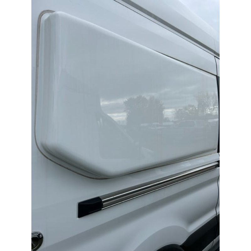 Ford Transit Passenger Side Bump Out Unpainted Flare give more space