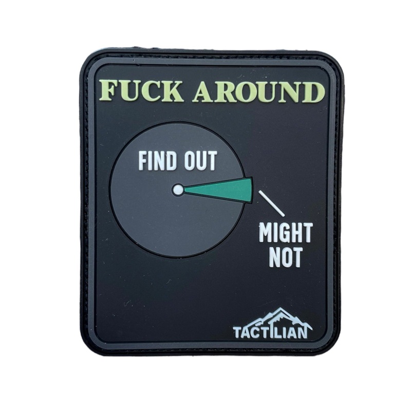 Tactilian FAFO F*ck Around Find Out PVC Patch