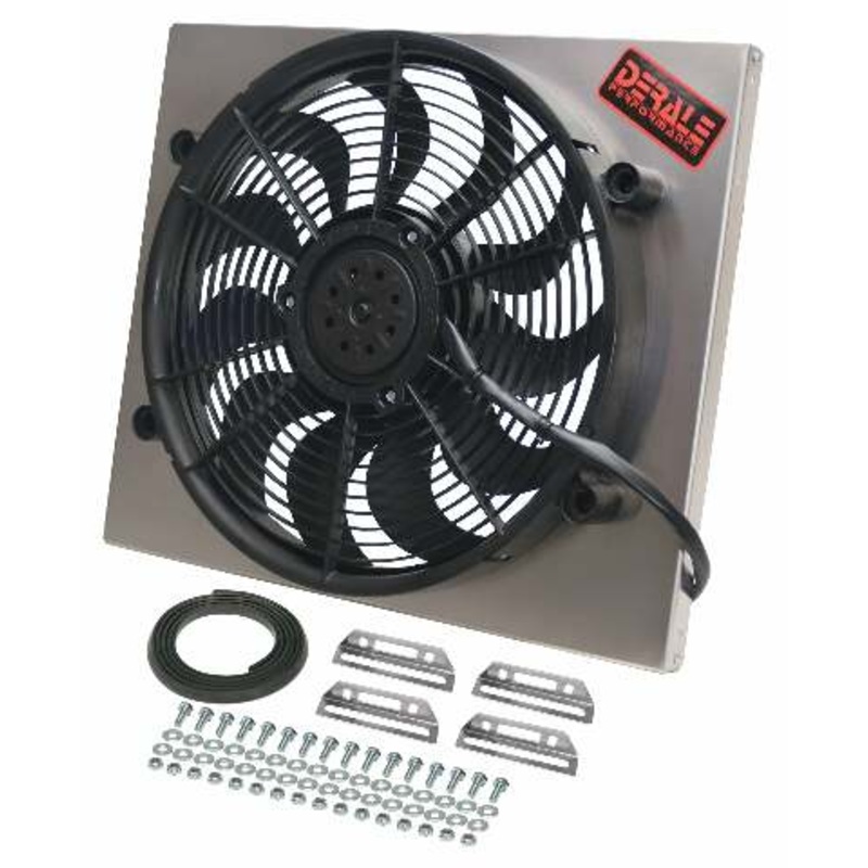 ELEC FAN RAD 21 W/SHRD ASSY