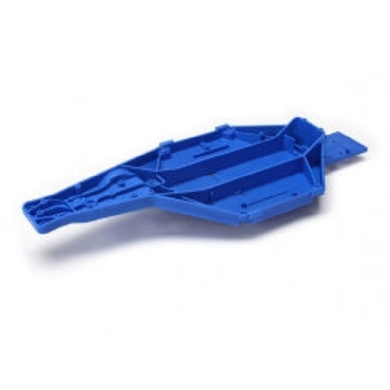 Traxxas chassis low cg blue