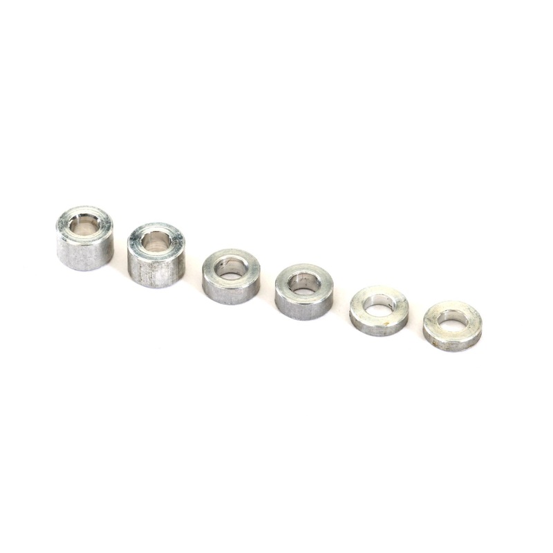 Traxxas Spacers Alum 3x6x1.5/2.5/3.8