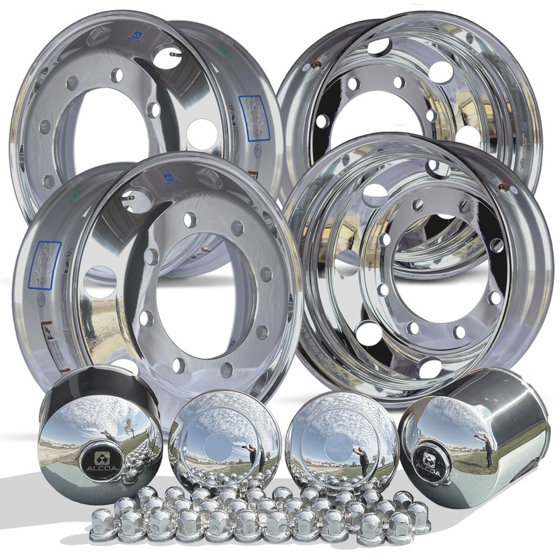 19.5×6.75 Alcoa 8x275mm Dura-Bright Wheel Set (33mm)
