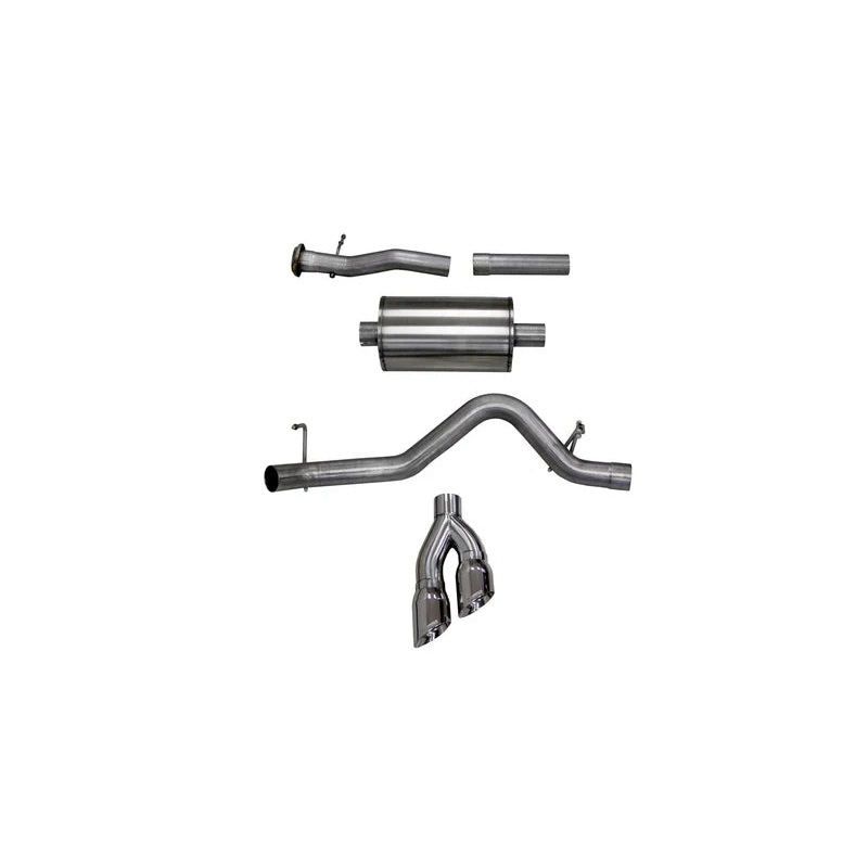 Corsa Performance – Sport / 3.0 in Cat-Back 4.0 in Twin Tips | 2015-2016 Colorado, Canyon 3.6L V6