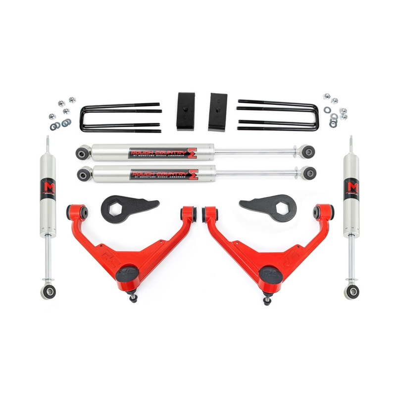 Rough Country 3 Inch Lift Kit M1 FK/FF Fits Chevrolet/GMC 2/4WD 2001-2010
