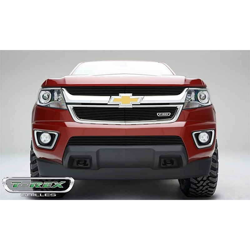 T-REX Grilles 21267B Black Aluminum Horizontal Grille Fits 2015-2020 Chevrolet Colorado