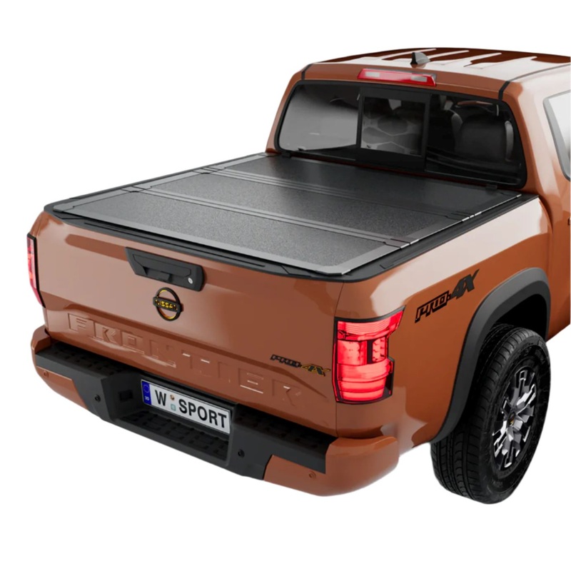 Tonneau Covers I WORKSPORT 2005-2021 Nissan Frontier 5′ Bed AL3 PRO Quick Latch Aluminum Trifold Hard Tonneau Cover