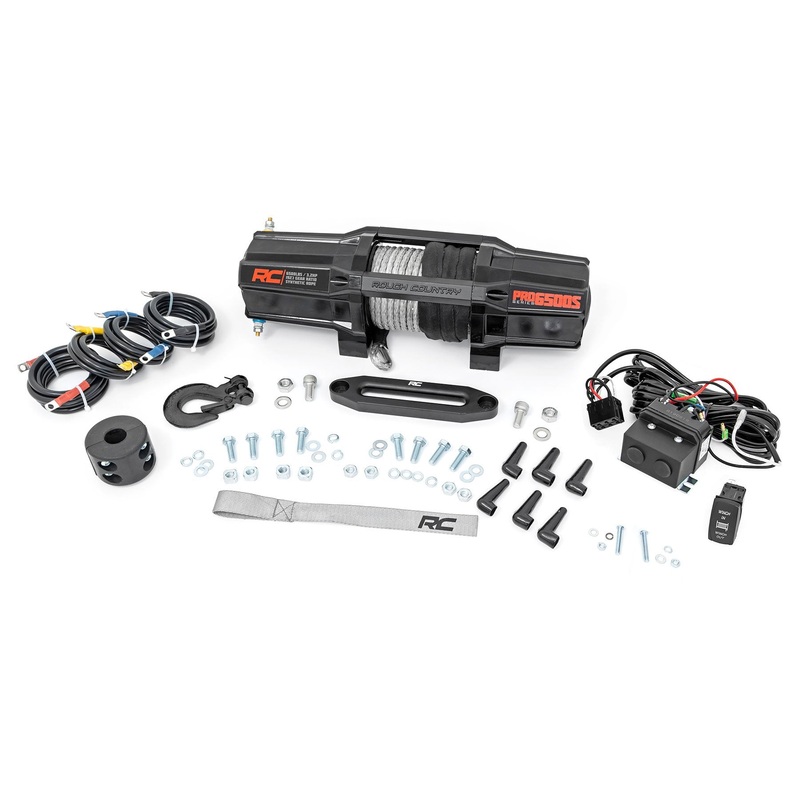 6500-LB Winch W/ Remote | UTV | Synthetic Rope