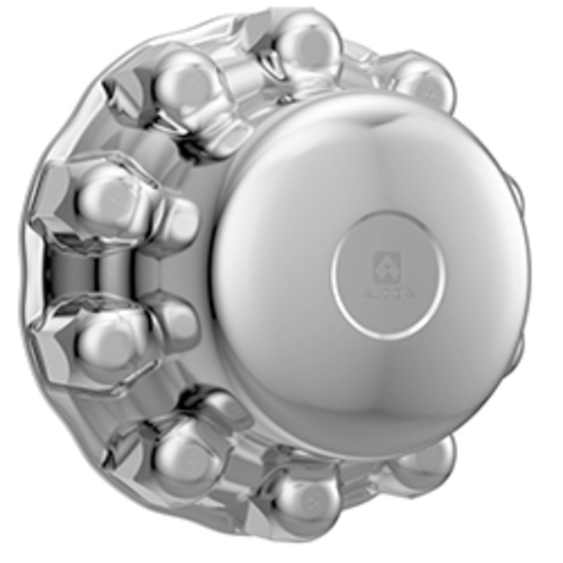 Alcoa One Piece Rear 10 Hole Hub Pilot 10x285mm w/ Retention Nuts