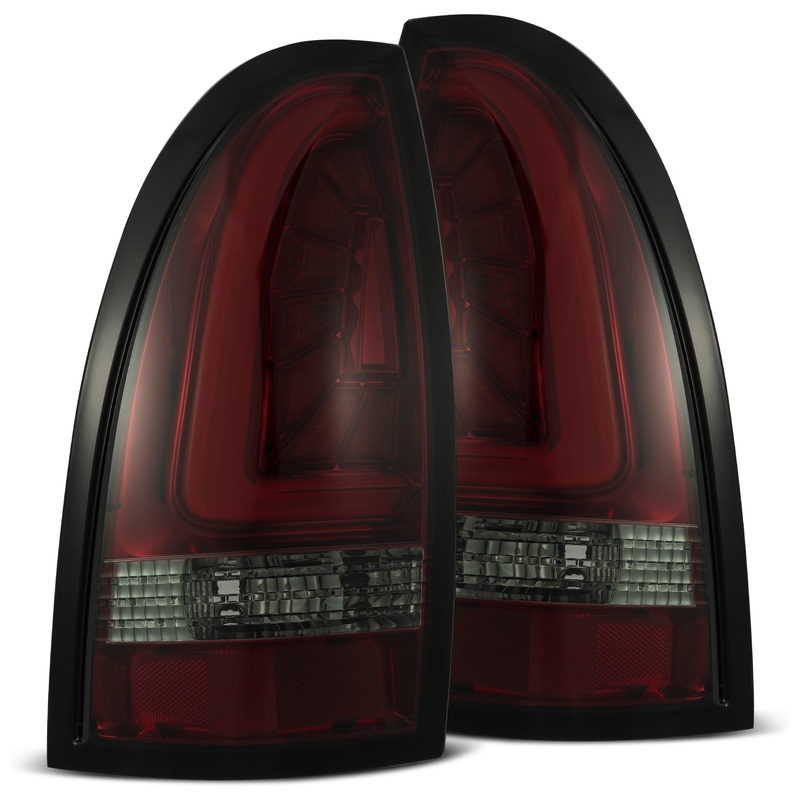 ALPHAREX 2005-2015 Toyota Tacoma PRO-Series LED Tail Lights Red Smoke