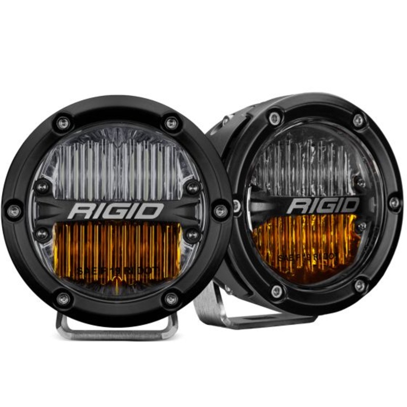 Rigid – 360-Series Pro SAE Fog Yellow/White Pair
