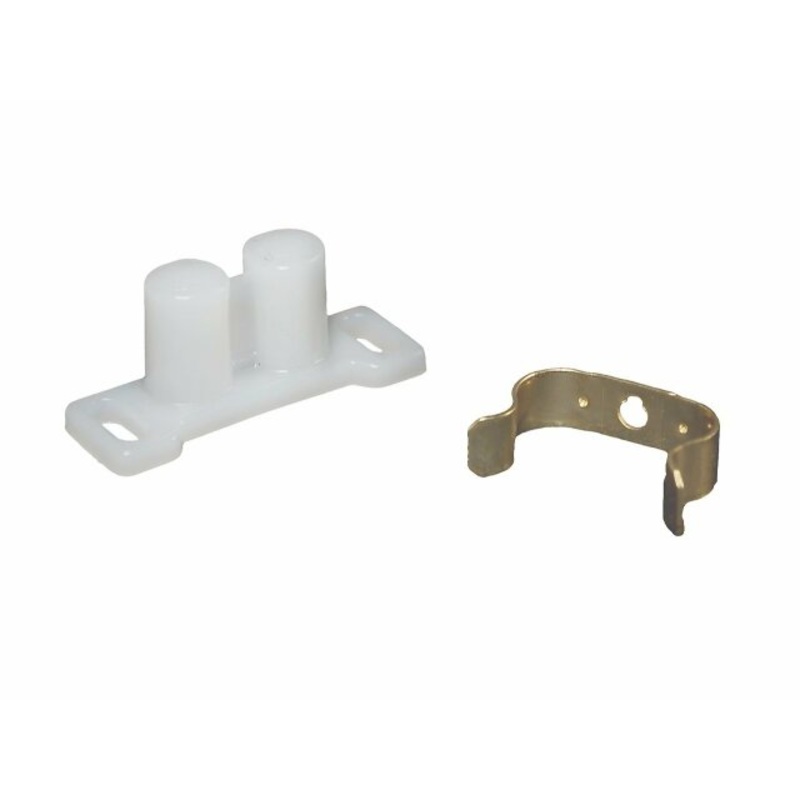 RV Designer H215, Barrel Catch with Metal Clip, 6 Per Pack, Cabinet Hardware