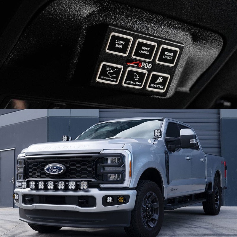 SPOD 2023-2024 Ford Super Duty F-250 / F-350 Mini6 SourceLT Power Management Vehicle Kit