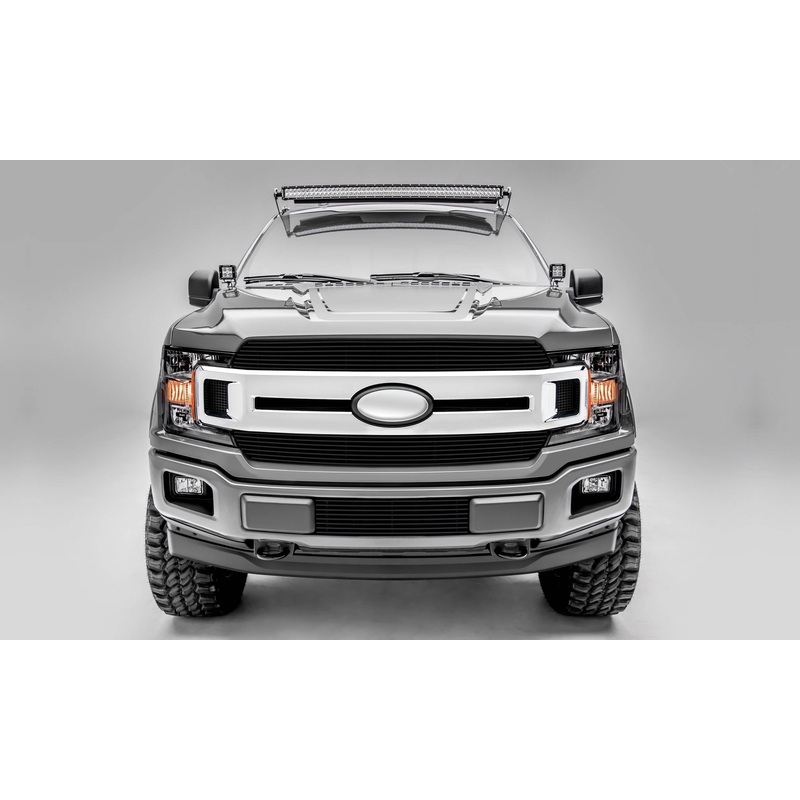 T-REX Grilles 20571B Black Aluminum Horizontal Grille Fits 2018-2020 Ford F-150 XLT F-150 Lariat