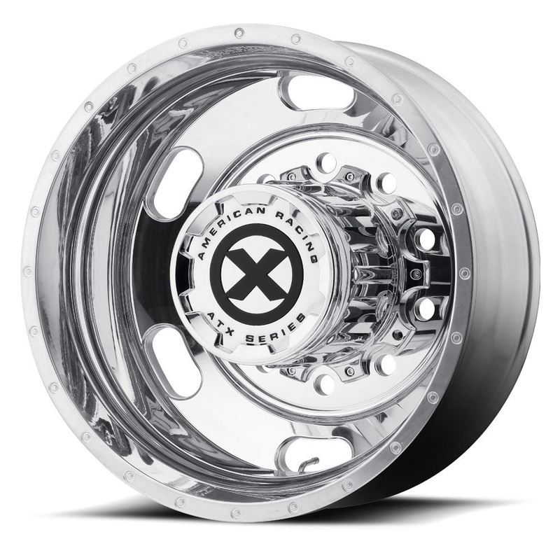 22.5×8.25 ATX 10X285MM HUB PILOT POLISHED “INDY” REAR