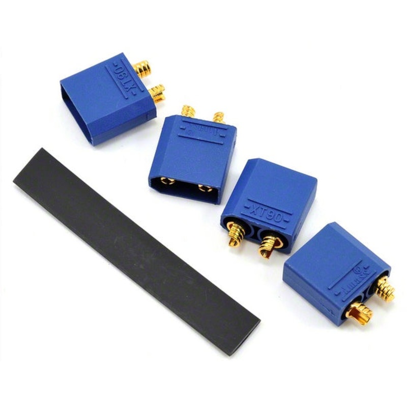 ProTek RC 4.5mm Maxxcurrent Polarized Battery Connectors (4 Male)