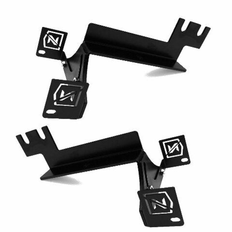 ZROADZ Under Rear Bumper LED Mounting Bracket – Compatible w/ 2015-2020 Chevrolet Colorado – to Mount (2) 6 Inch ZROADZ or similar style LED Lights (Not Included) – PN Z382671