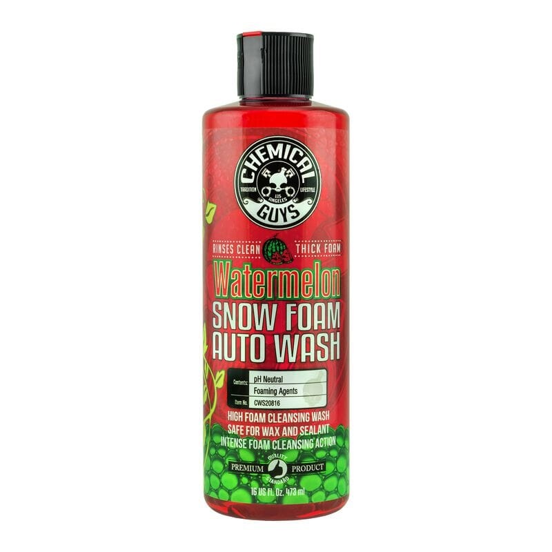 CHEMICAL GUYS Watermelon Snow Foam Extreme Suds Cleansing Car Wash Soap Shampoo 16oz.