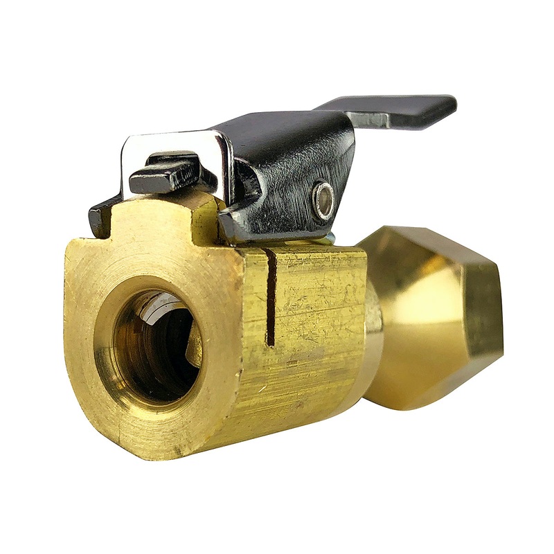 Haltec CH-360OP Brass Lock On Open Air Chuck Clip On European Style 1/4 inch NPT