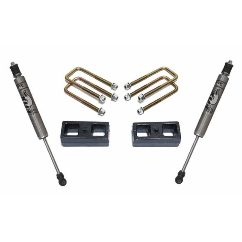 Maxtrac 906820F 2″ Blocks, U-Bolts, Fox Shocks