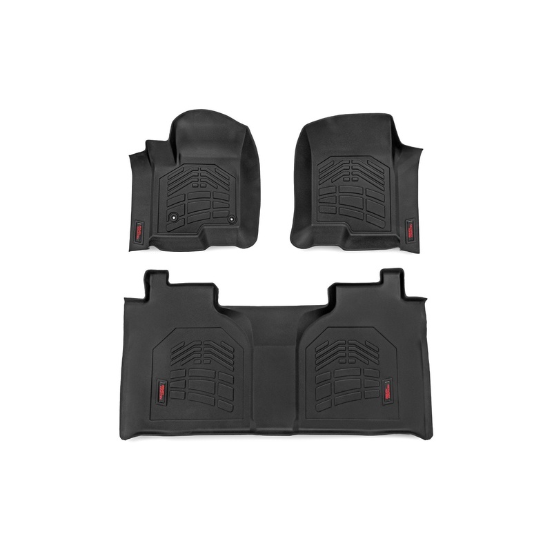 Sure-Fit Floor Mats | FR & RR | FR Bucket | Crew | Chevy/GMC 1500/2500HD/3500HD (19-24)