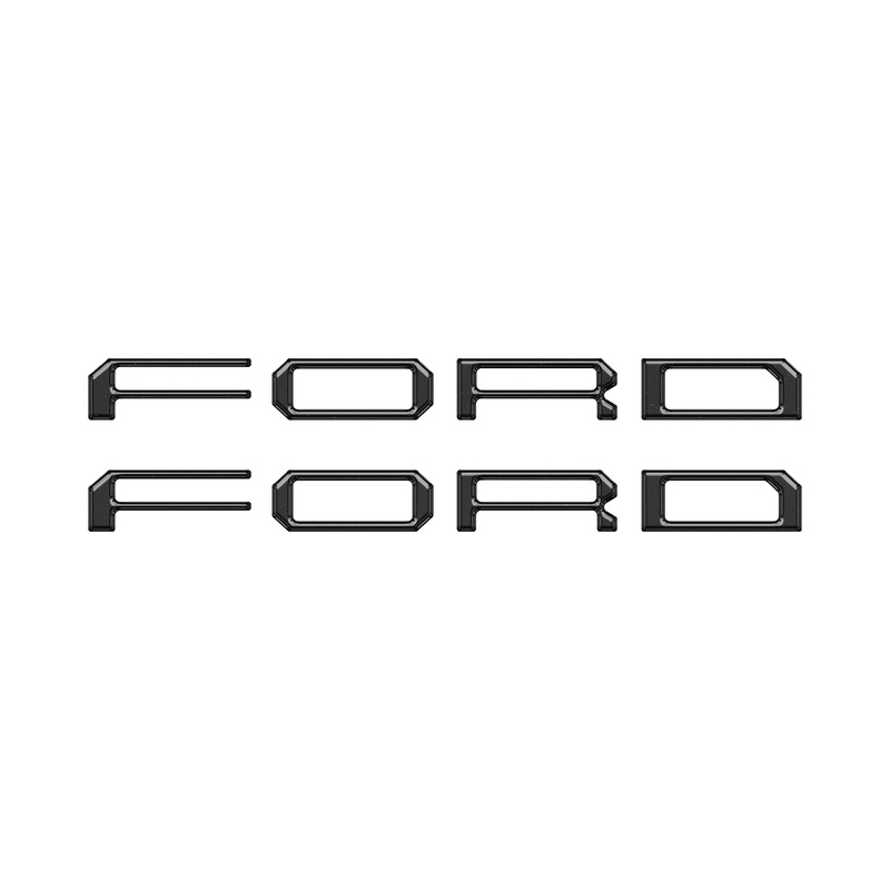 Tufskinz Tremor/Raptor Running Board Letter Inserts for Ford F-150/Super Duty (2025-2026)