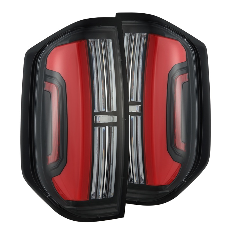 14-21 Toyota Tundra Nova-Series Prismatic LED Tail Lights Black Red