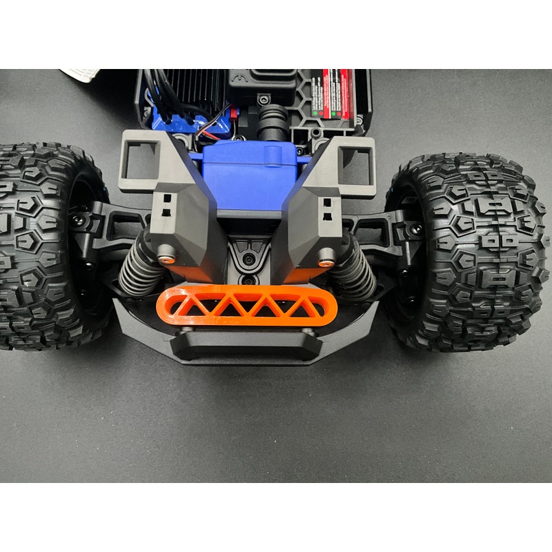 Just Bash It RC Mini Maxx 3D Printed Bumper Supports (Orange)