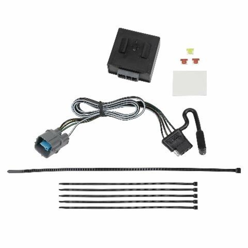 Tekonsha T-One T-Connector Harness, 4-Way Flat, Compatible with Select Honda Ridgeline,Black