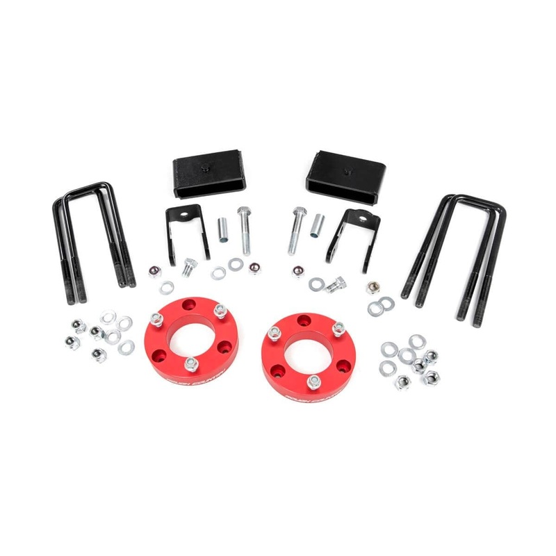 2 Inch Lift Kit | Red Spacers | Nissan Titan XD 2WD/4WD (2016-2024)