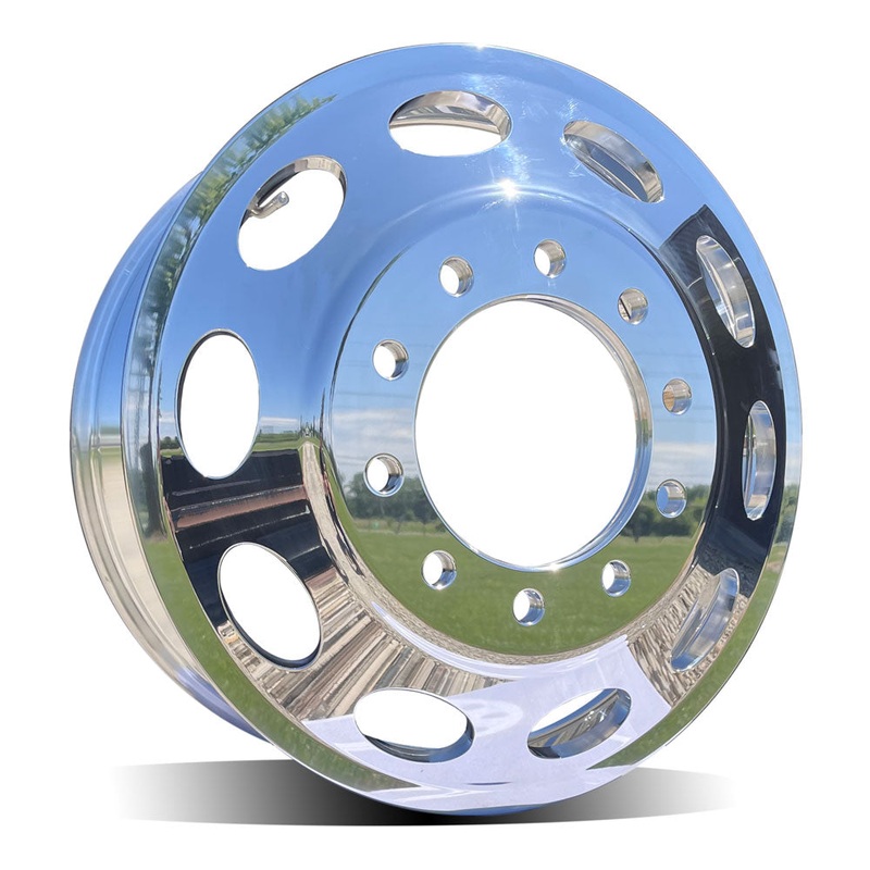 24×8.25 Northstar 10x285mm Hub Pilot Mirror Polish Both Sides “Oval Holes”