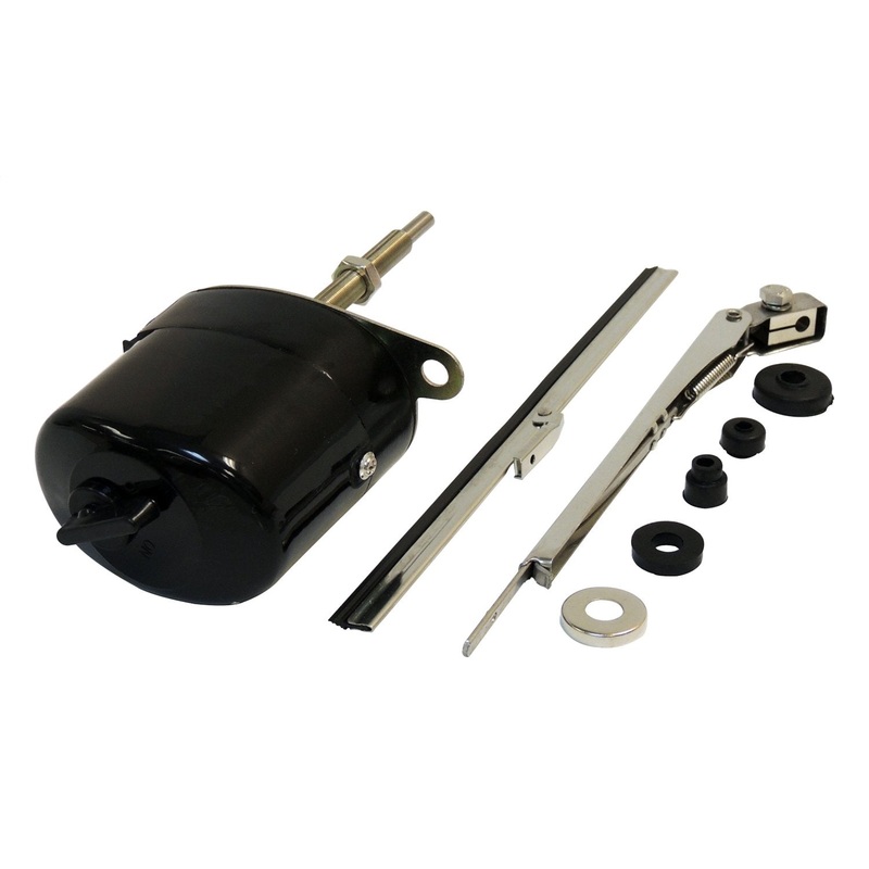 Crown Automotive 12V Wiper Motor Kit, Black