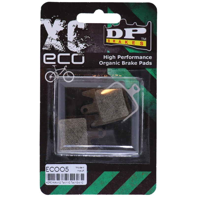 XC ECO – DP BRAKES Organic Disc Brake Pads for Hope Moto V2 Brake Systems