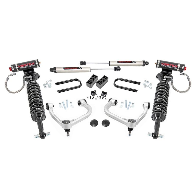 3 Inch Lift Kit | Fabbed UCA | Vertex/V2 | Ford F-150 4WD (2021-2024)
