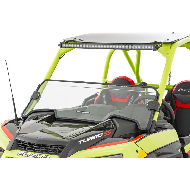 Half Windshield | Scratch Resistant | Polaris RZR Turbo S