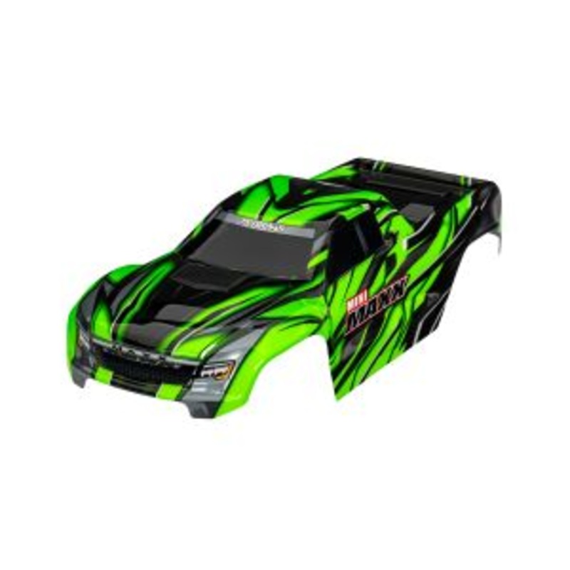 Traxxas  Body, Mini Maxx, Green (painted, decals applied)