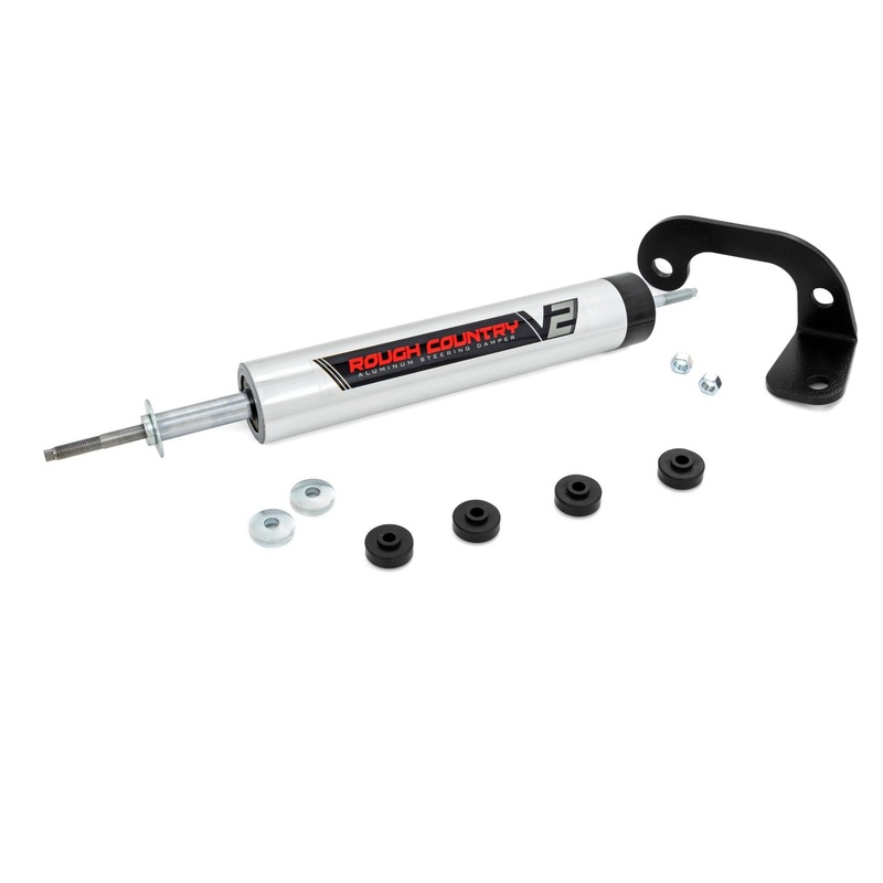 V2 Steering Stabilizer | 8-lug Only | 6 Inch Lift | Chevy C2500/K2500 C3500/K3500 Truck (88-00)