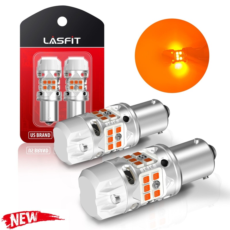 BAU15S PY21W LED Turn Signal Bulbs CanBus-Ready Amber | T3 Series