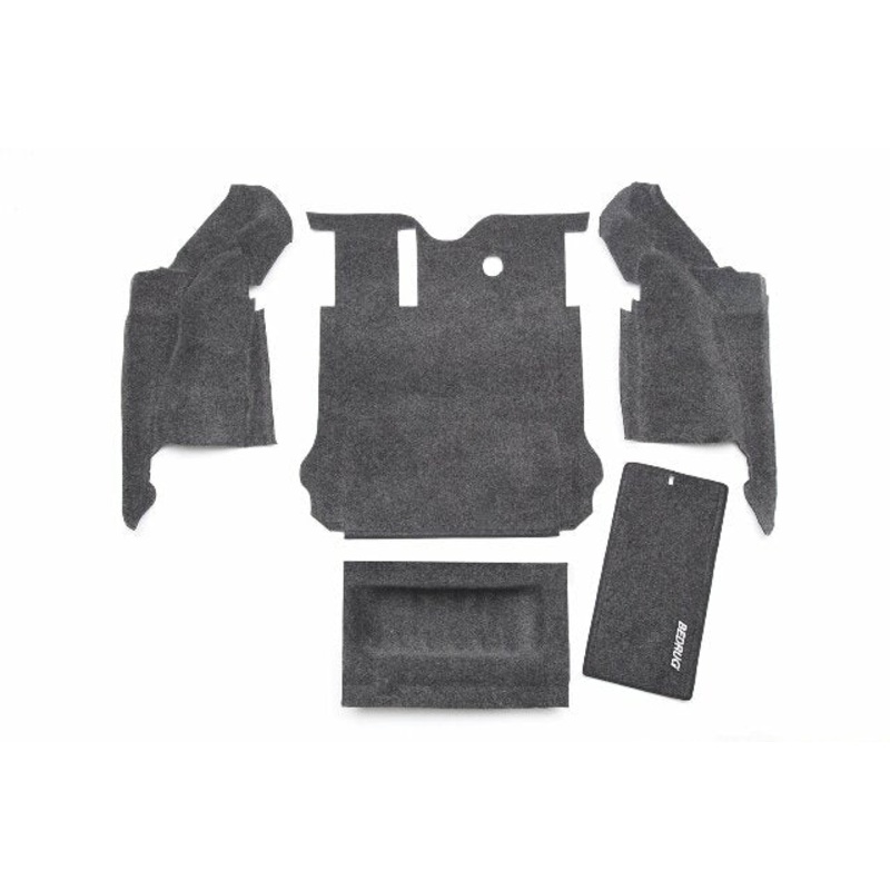 Bedrug – Jeep Cargo Kit | 2011 – 2018 Jeep Wrangler UNLTD JK 4 Door, Cargo Liner w/ Tailgate & Tub Liner | Grey – 5 pc. | BRJK11R4