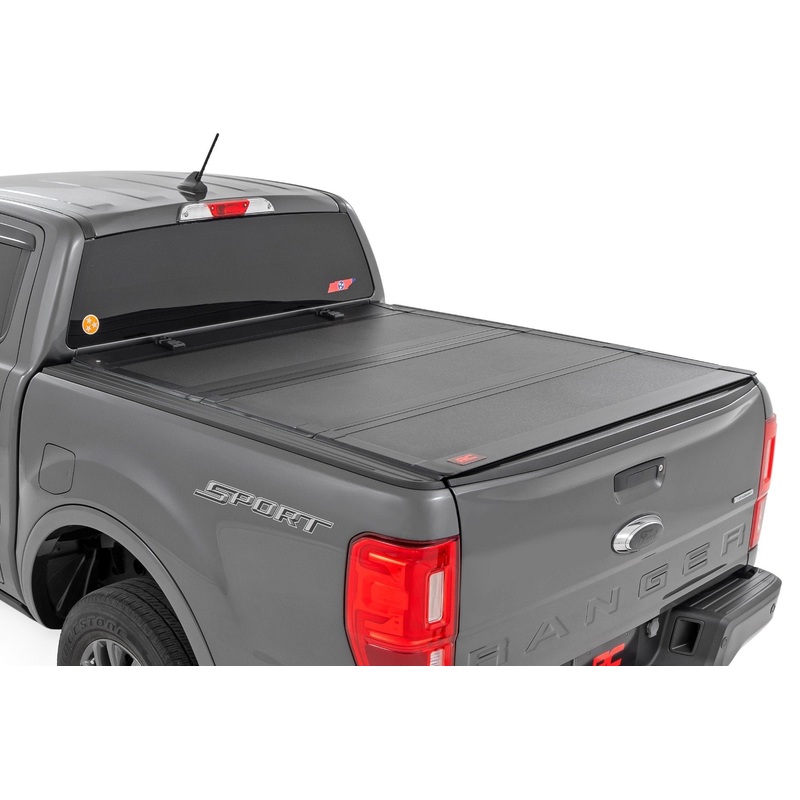 Hard Tri-Fold Flip Up Bed Cover | 6′ Bed | Ford Ranger 2WD/4WD (2019-2023)