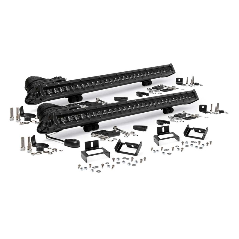LED Light Kit | Grill Mount | 30″ Black Single Row Pair | Ford F-250/F-350 Super Duty (11-16)