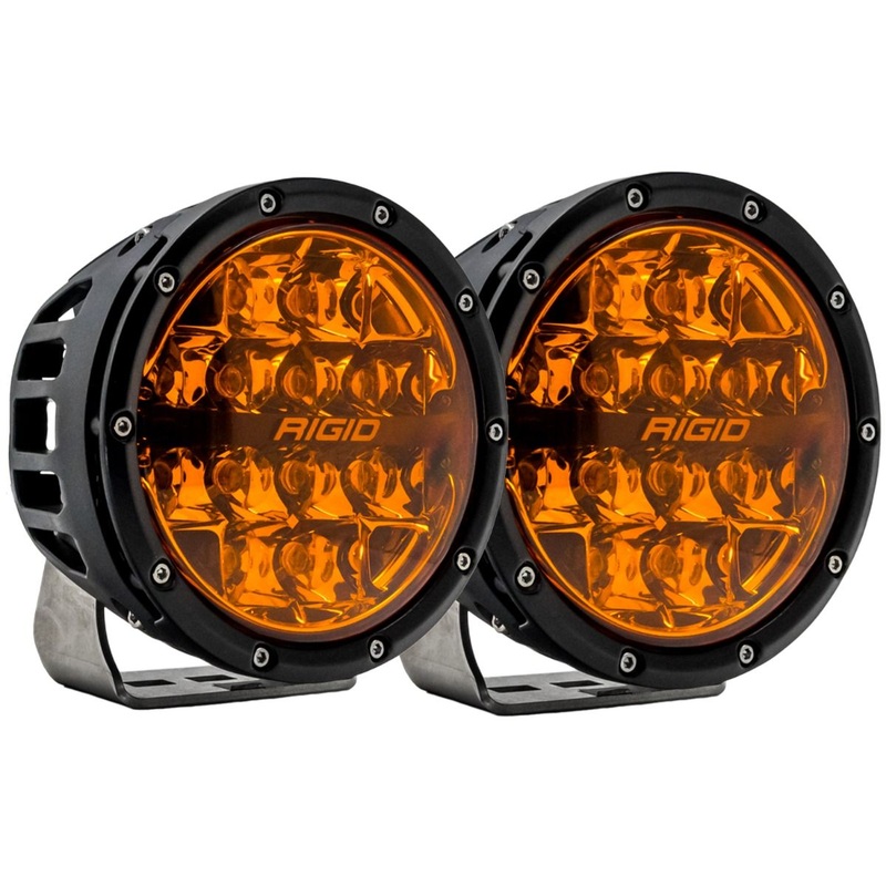 Rigid 360-Series 6″ Amber Pro Lens Spot Optic LED Light Pods