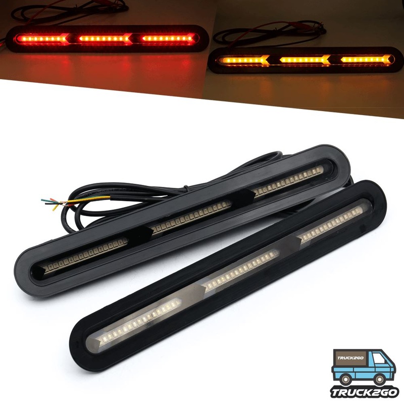 SYNETICUSA Pickup Truck / Cab / Car 3rd Signal Rear Windshield LED Lights