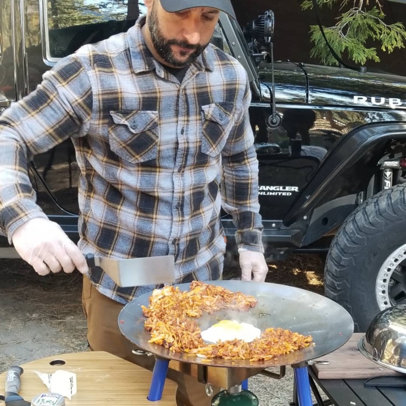 TemboTusk “Naked” Adjustable Leg Skottle Grill Kit