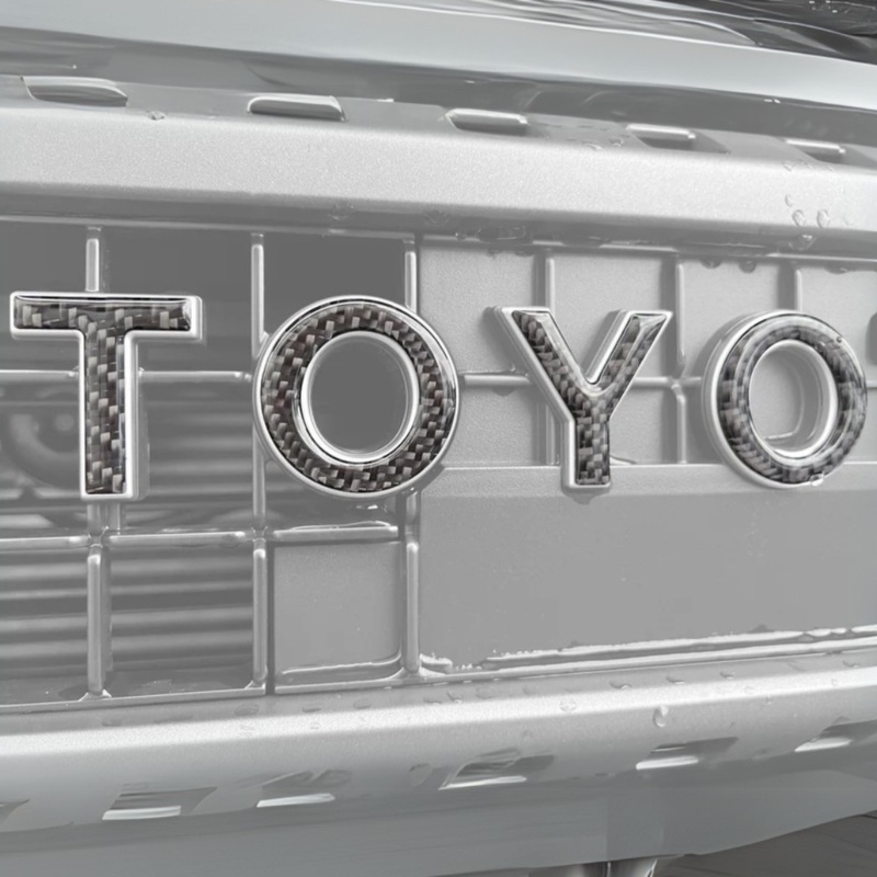 Tufskinz Front Grille Letter Overlays for Land Cruiser (2024-2025)