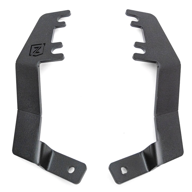 ZROADZ Z369671 Black Mild Steel Hood Hinge LED Bracket Fits 2022-2023 Toyota Tundra