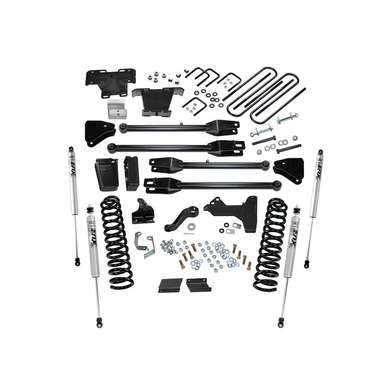 6″ Lift Kit w/ FOX Shocks – 11-16 F250/350 4WD Diesel w/ 4-Link Arms K237F